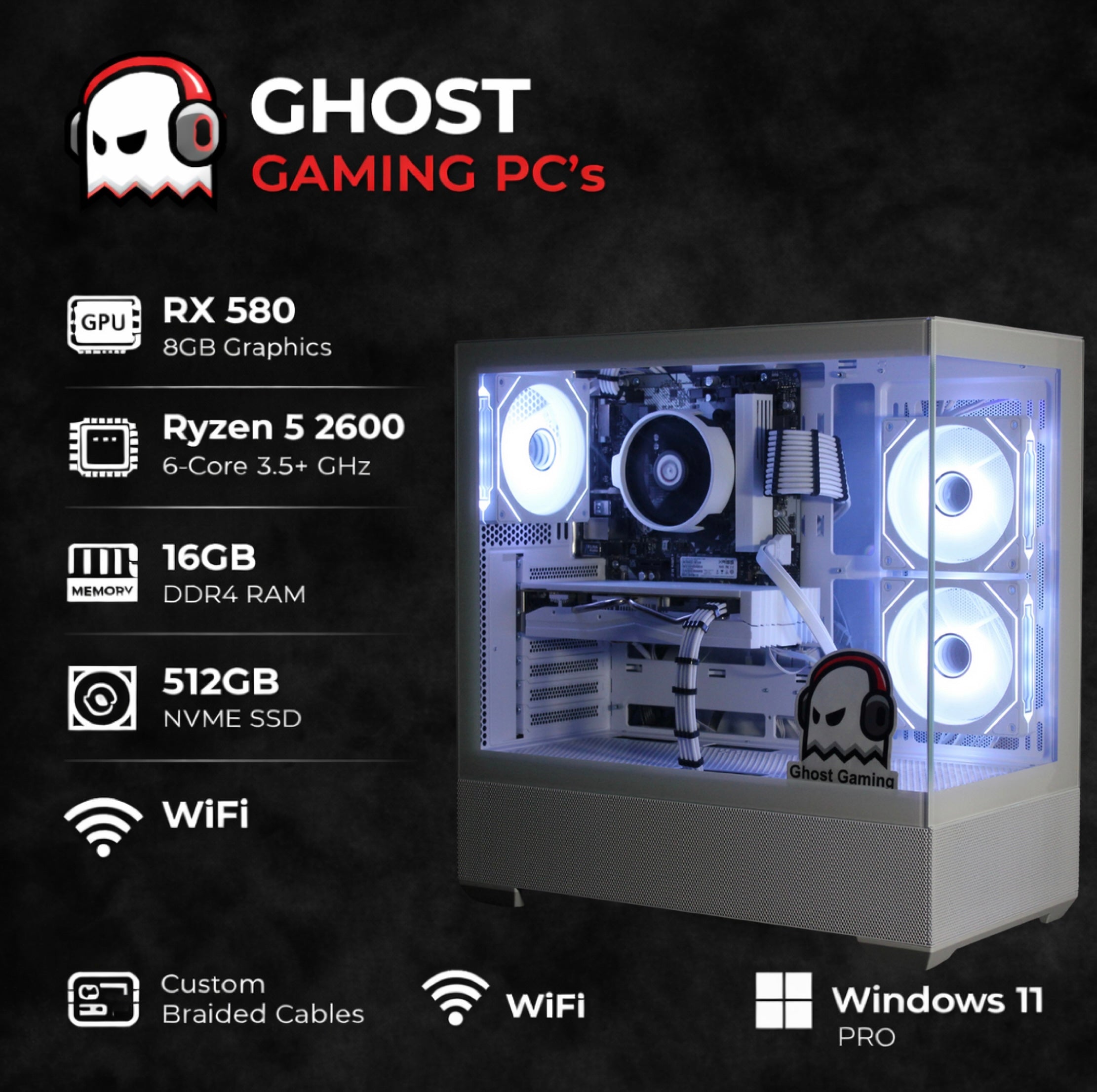 Custom Gaming Pc-Ryzen 5| Rx 580
