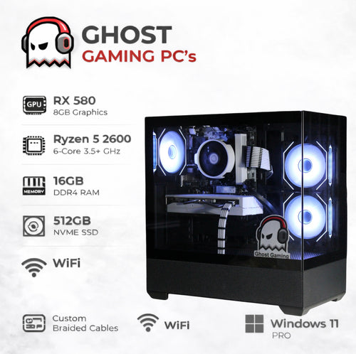 Custom Gaming Pc-Ryzen 5| Rx 580